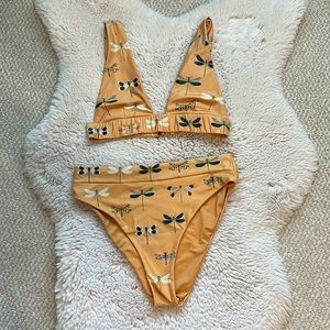 Agua by Agua Bendita | dragonfly print bikini